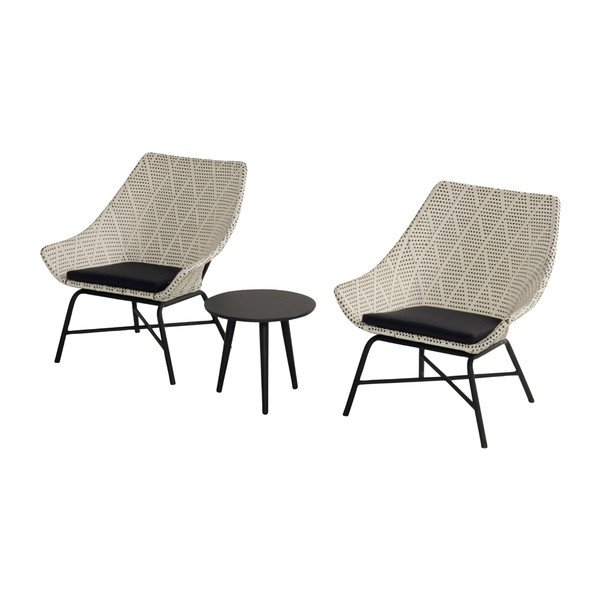 Sedia da giardino beige Delphine - Hartman-image-4