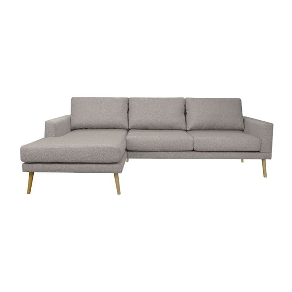 Divano angolare grigio chiaro Vega, angolo sinistro - Windsor & Co Sofas