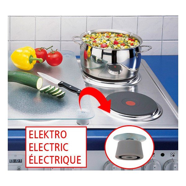 Coperchio in vetro per fornello Universal 3 in 1, 56 x 50 cm - Wenko-image-1