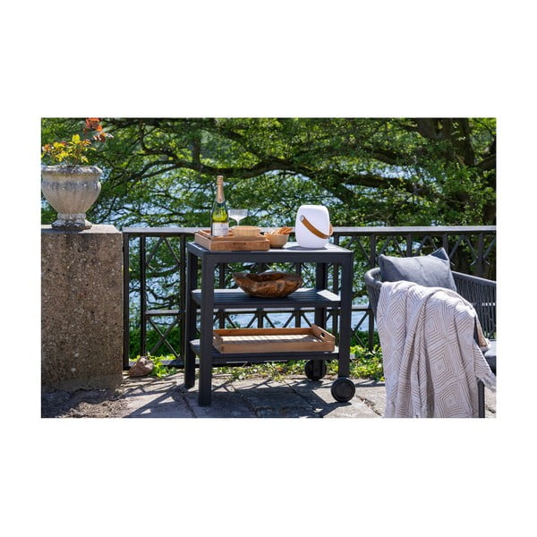 Apparecchio portatile a LED per esterni con timer e altoparlante USB ø 18 cm Cardiff - House Nordic-image-4