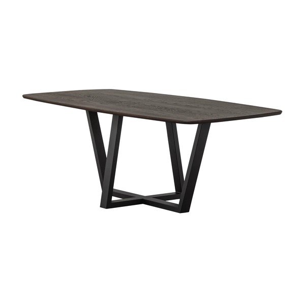 Tavolo da pranzo con piano in rovere massiccio 100x220 cm Tablo – WOOOD-image-3