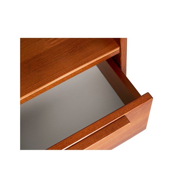 Comodino in legno di pino massiccio SKANDICA Dark Agava - Skandica-image-2