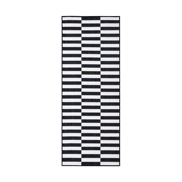 Passatoia bianca e nera 80x200 cm Viela – Hanse Home