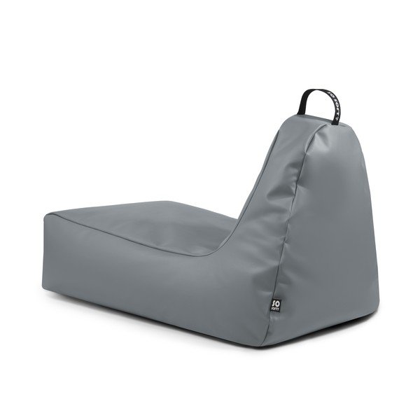 Puof a sacco arancione con rivestimento in finta pelle Chill XXL – So Soft?-image-3