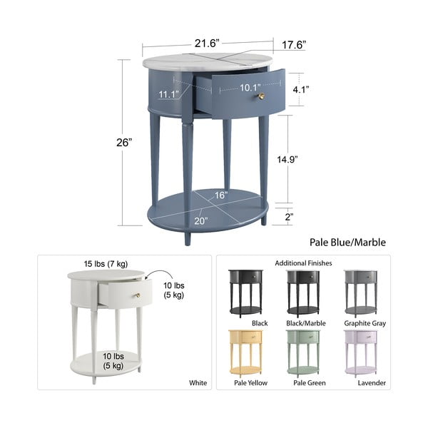 Comodino in lavanda Aurora - Støraa-image-3