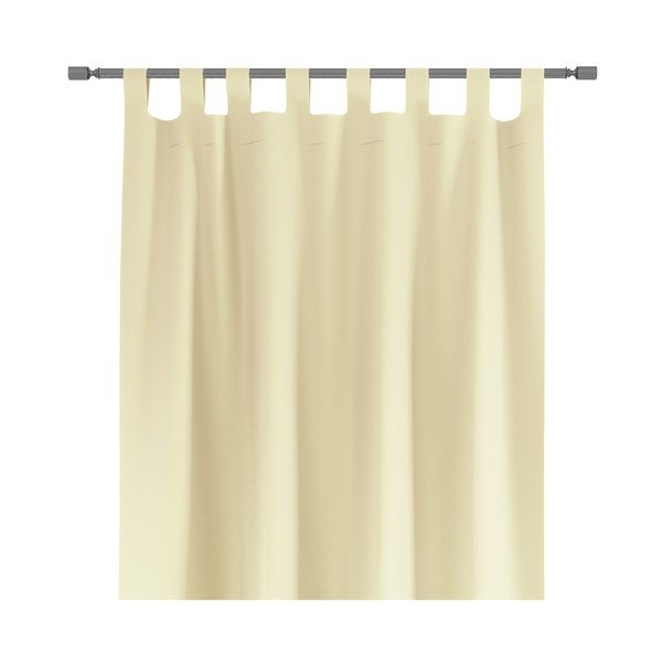 Tenda Tab beige chiaro, 140 x 250 cm Oxford - AmeliaHome