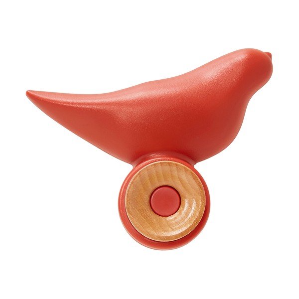 Gancio a muro rosso Bird - Kokoon-image-1