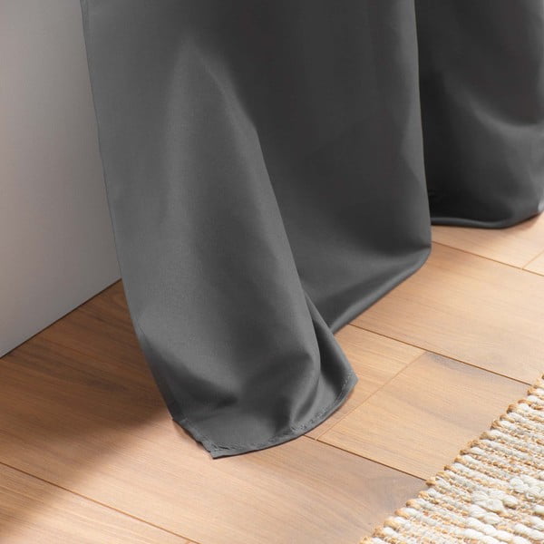 Tenda in microfibra antracite 140x280 cm Absolu - douceur d'intérieur-image-4