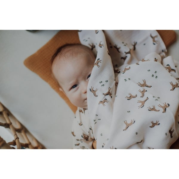Set per culla marrone cognac - Malomi Kids-image-4