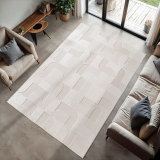 Tappeto da interno/esterno color crema 160x230 cm Doha 1651 Cream – Ayyildiz Carpets