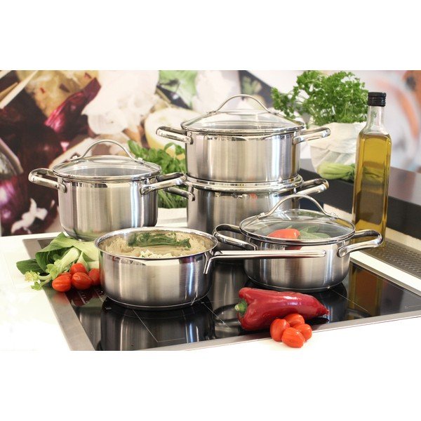 Set di pentole in acciaio inox 9 pezzi Horizon - ELO-image-3