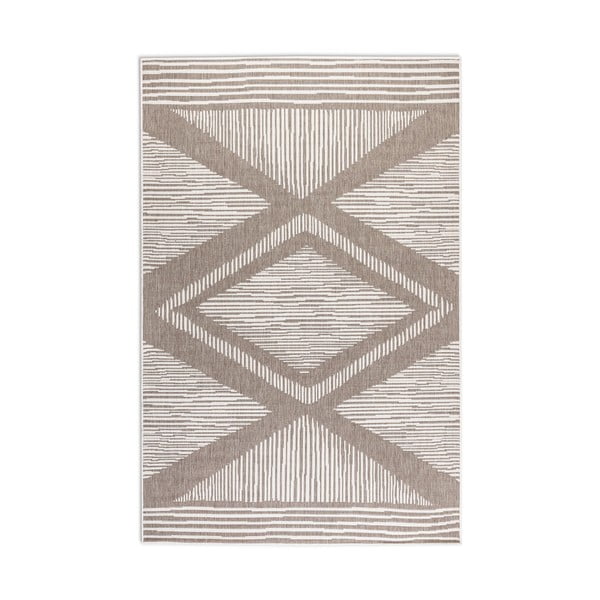 Tappeto per esterni marrone crema 120x170 cm Gemini - Elle Decoration-image-2