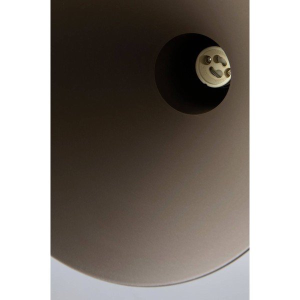 Lampadario marrone in alluminio con intensità regolabile ø 20,5 cm Evan – Jotex-image-2