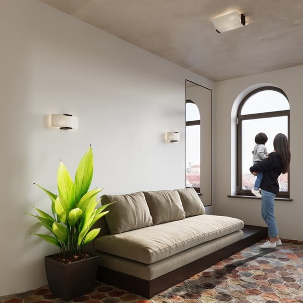 Lampada da parete bianca Eva - Sollux-image-3