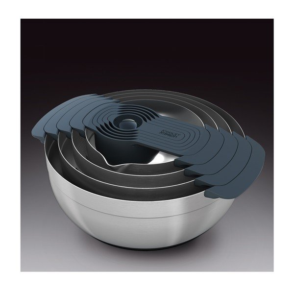 Nest, set da cucina da 9 pezzi, acciaio inox - Joseph Joseph-image-1
