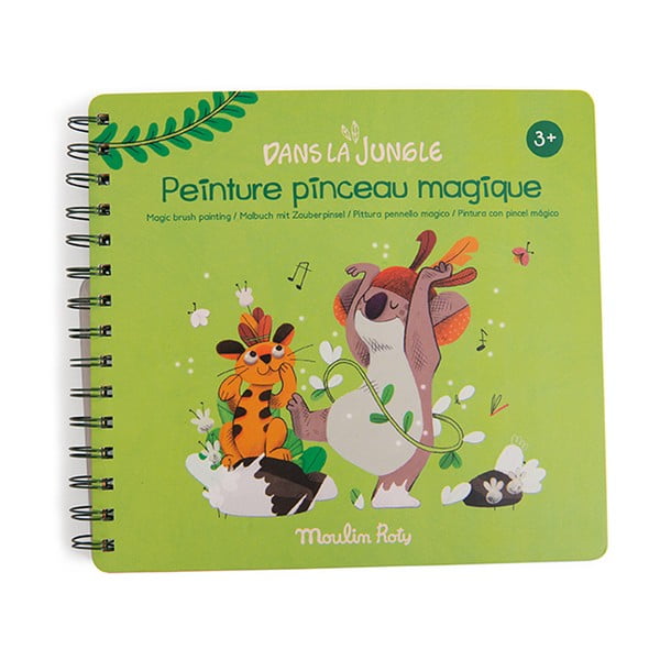 Pagine da colorare ad acqua Dans la Jungle - Moulin Roty-image-1