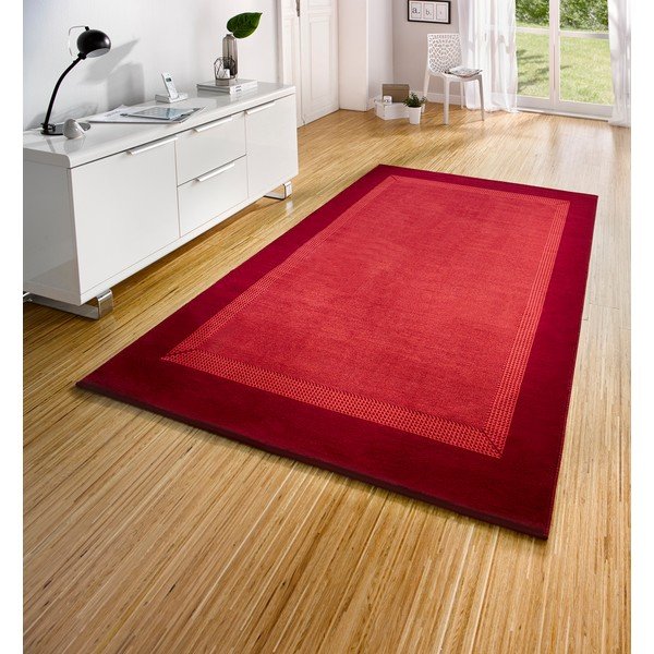 Tappeto rosso , 160 x 230 cm Basic - Hanse Home-image-1