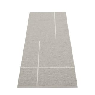 Passatoia da interno/esterno grigio chiaro/color crema 70x180 cm Fred Linen – Pappelina