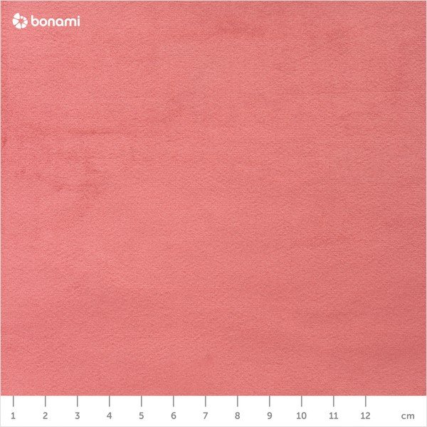 Pouf in velluto rosa corallo , ⌀ 60 cm Doria - Actona-image-4