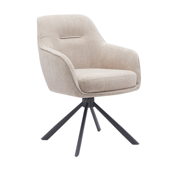 Set di sedie da pranzo color crema in imbottito 2 pz Avola – Unique Furniture