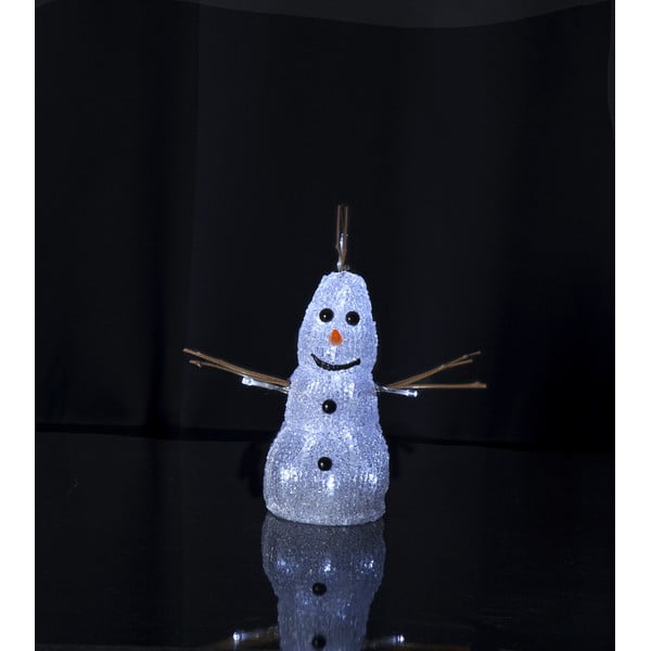 Decorazione luminosa bianca natalizia Crystal Snowman - Star Trading-image-2