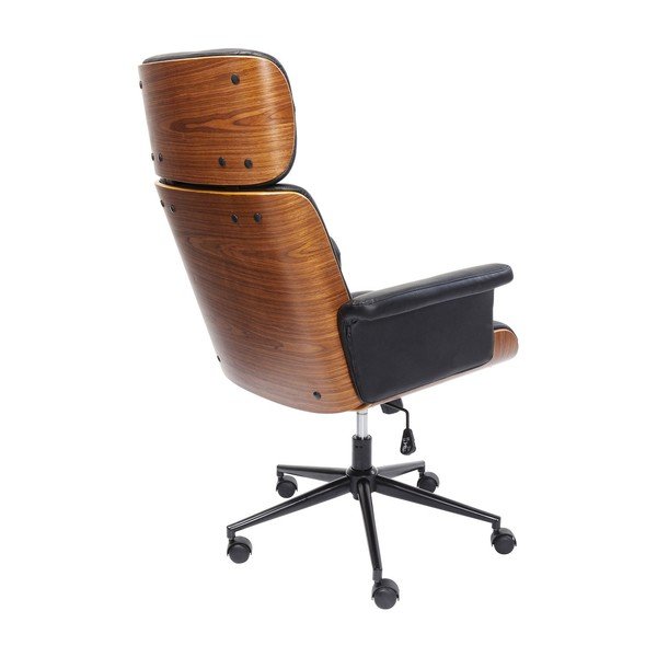 Sedia da ufficio nera Check Out - Kare Design-image-3