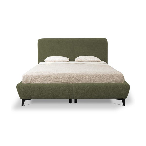 Letto matrimoniale imbottito verde con contenitore con rete inclusa 140x200 cm Makapu – Makamii-image-3