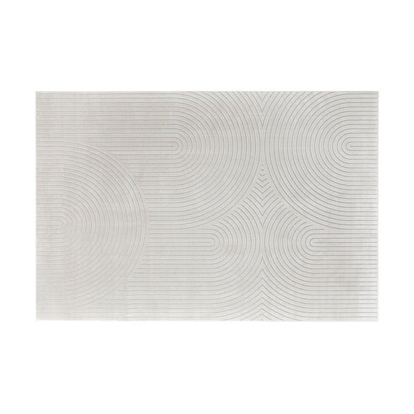 Tappeto bianco in cotone 140x200 cm Geode – douceur d'intérieur