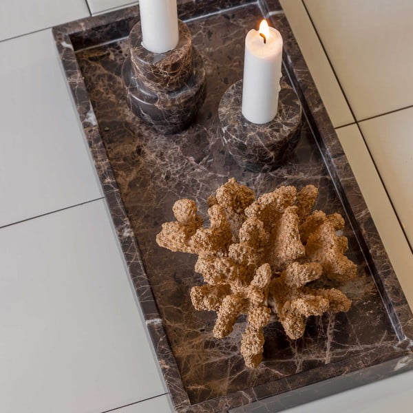 Vassoio decorativo in marmo 16x31 cm Marble - Mette Ditmer Denmark-image-3
