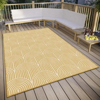 Tappeto per esterni giallo ocra 160x230 cm Pangli Ochre - Hanse Home