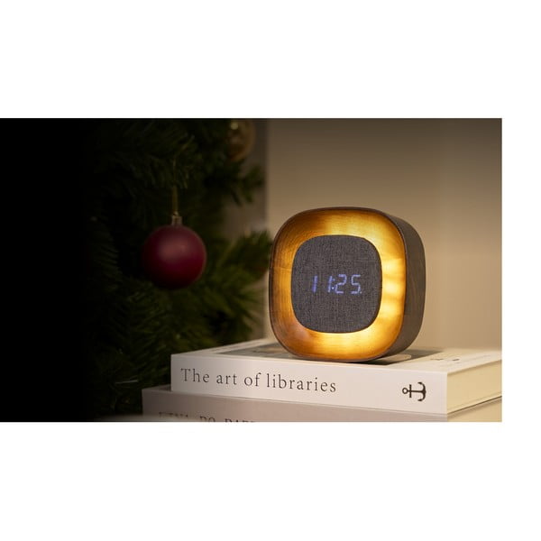Sveglia digitale Lumos Walnut – Gingko-image-3