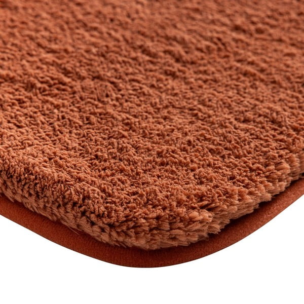 Tappetino per il bagno color terracotta 50x80 cm Mael – douceur d'intérieur-image-3
