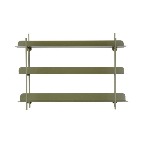 Mensola verde in metallo con ripiani multipli 60 cm Riqueza Tres – PT LIVING-image-2