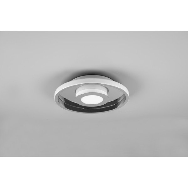 Apparecchio da soffitto in metallo LED in argento lucido ø 30 cm Ascari - Trio-image-3