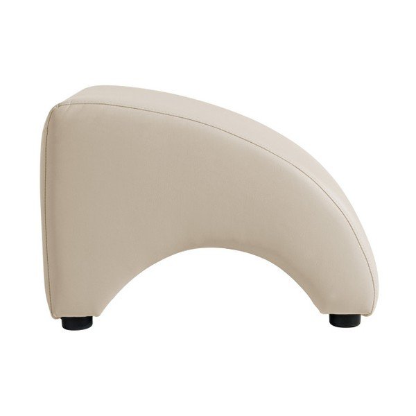 Sgabello Brandford in similpelle beige - Max Winzer-image-1