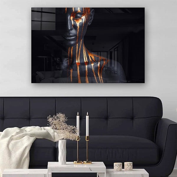 Pittura su vetro 70x50 cm - Wallity-image-1