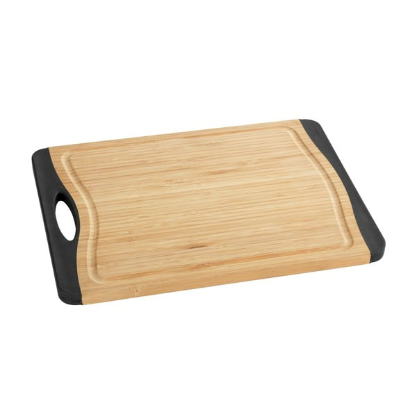 Tagliere antiscivolo in legno di bambù , 33 x 23 cm - Wenko-image-1