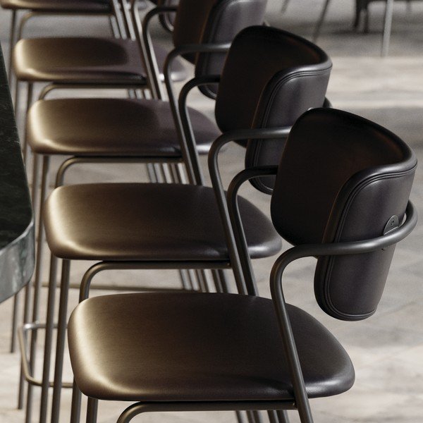 Sgabello da bar marrone (altezza della seduta 67,5 cm) Zed – DAN-FORM Denmark-image-2