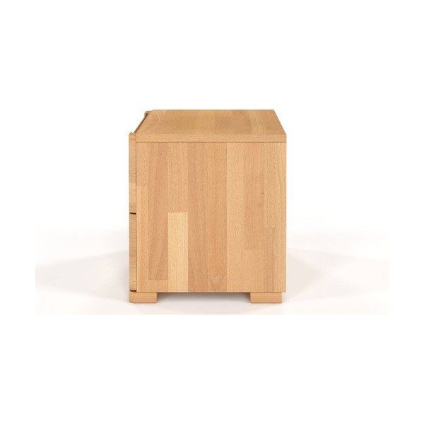 Comodino in faggio con 2 cassetti SKANDICA Sparta - Skandica-image-3