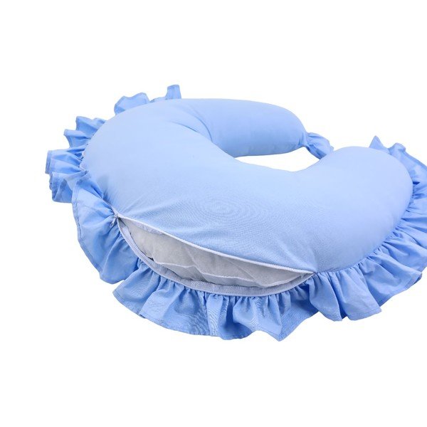 Cuscino per allattamento blu - Mila Home-image-3