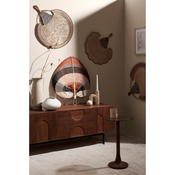 Tavolino rotondo con piano in vetro ø 35 cm Aberdeen – Bizzotto-image-2