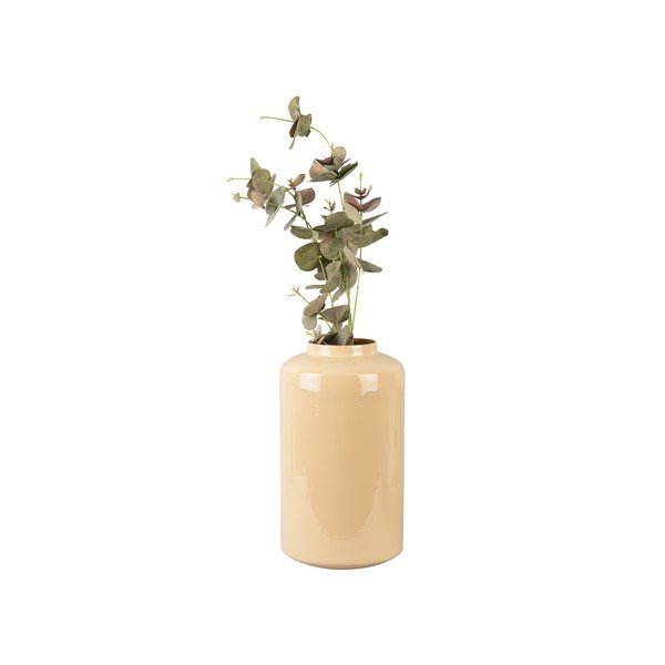 Vaso Grand in smalto beige, altezza 33 cm - PT LIVING-image-2