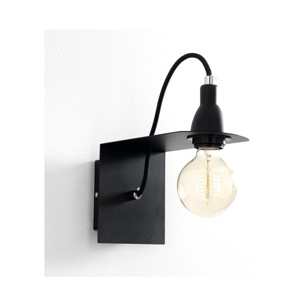 Lampada da parete nera Genius - Tomasucci