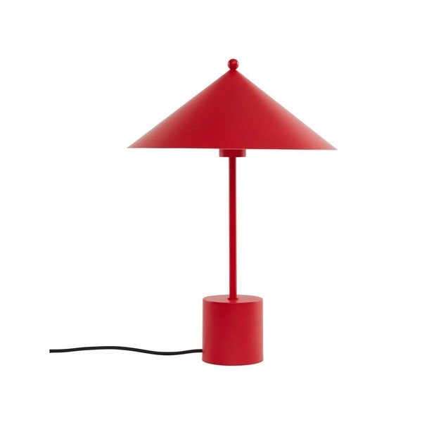 Lampada da tavolo rossa in metallo (altezza totale 50 cm) Kasa – OYOY Living Design