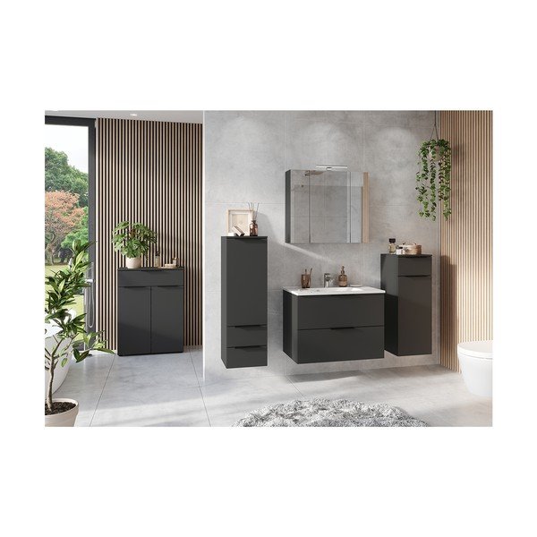 Set da bagno antracite Crandon - Germania-image-1