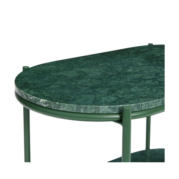 Tavolino in marmo verde scuro 34x58 cm Nusa - Hübsch-image-3