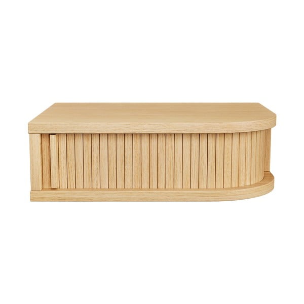 Comodino colore naturale con effetto rovere Farsta – Woodman-image-4