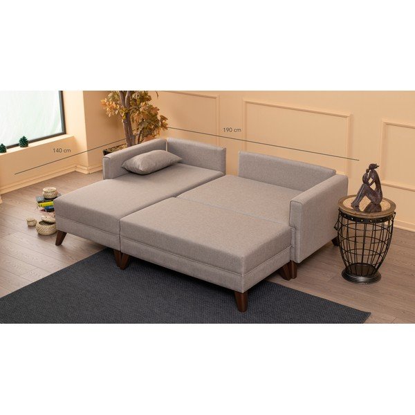 Divano angolare beige (angolo sinistro) Bella - Artie-image-4