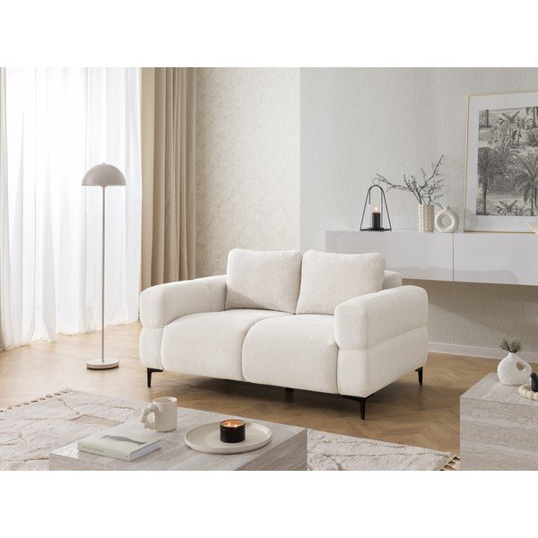 Divano bianco 154 cm Helio – Ropez-image-3
