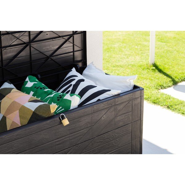 Contenitore da giardino color antracite Wood – Toomax-image-3